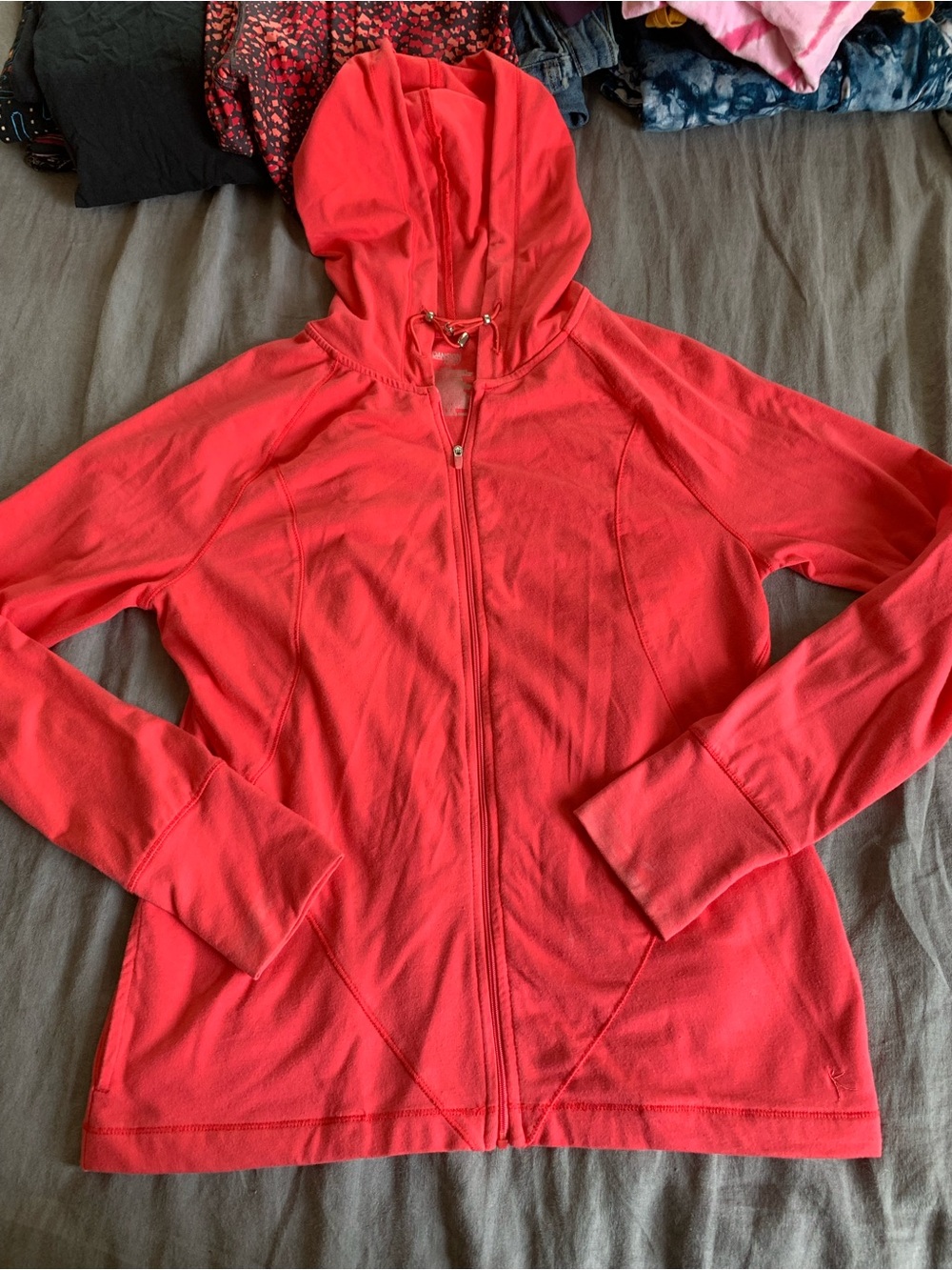 ⚡️5 for $25⚡️ Women’s Lightweight Coral Zip-Up Hoodie Jacket M